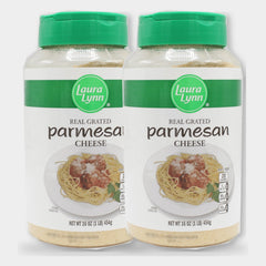 2 Containers Laura Lynn Parmesan Cheese, 16 oz