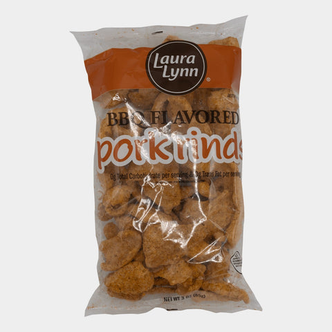 Laura Lynn Bbq Pork Rinds, 3 oz
