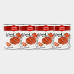 4 Cans Laura Lynn Stewed Tomatoes, 28 oz