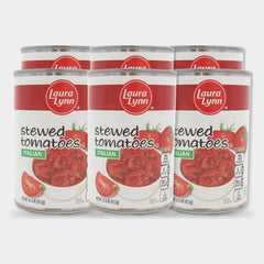 6 Cans Laura Lynn Italian Stewed Tomato, 14.5 oz