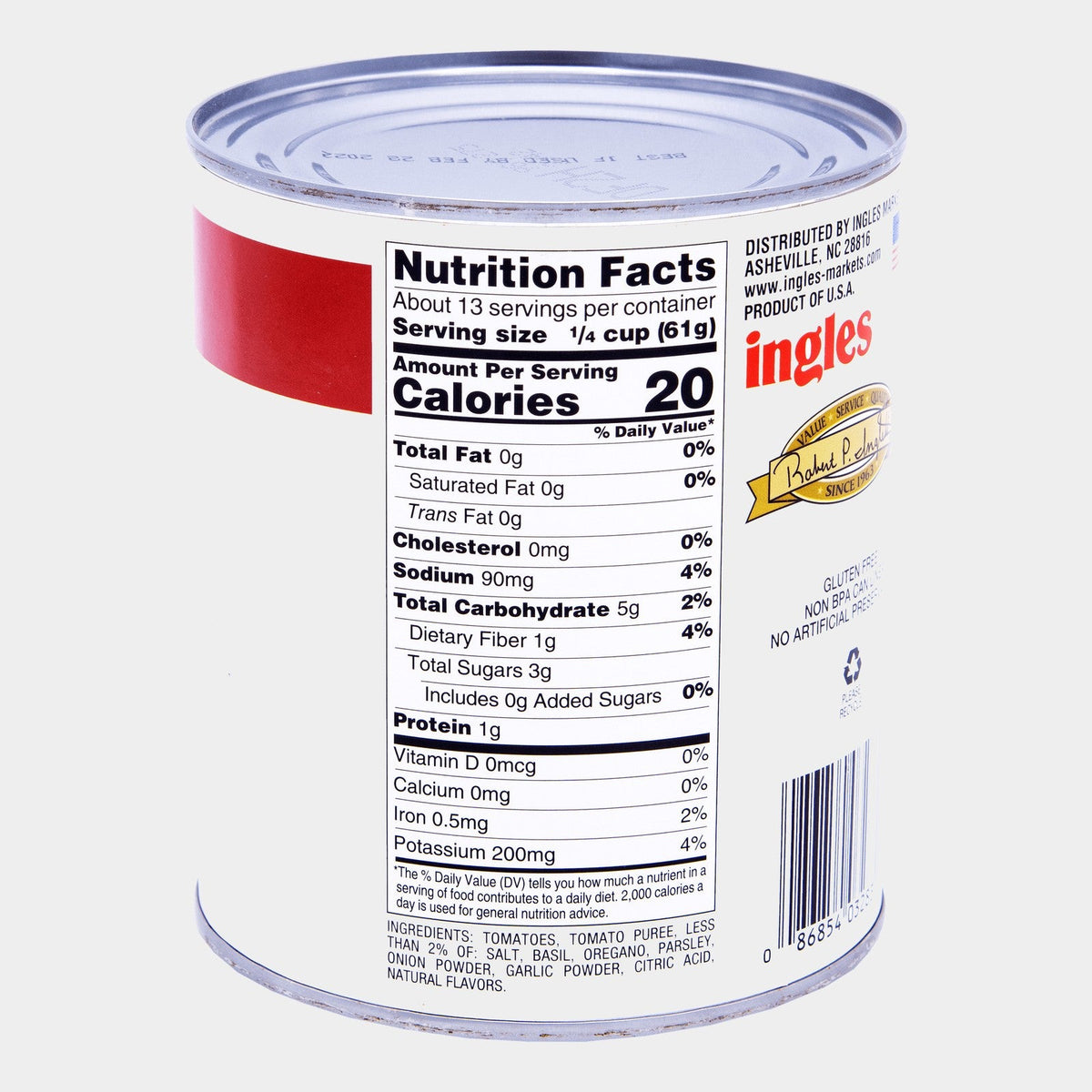 4 Cans Laura Lynn Italian Style Crushed Tomatoes, 28 oz