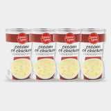 4 Cans Laura Lynn Cream of Chicken Soup Condensed, 26 oz