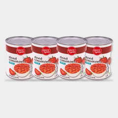 4 Cans Laura Lynn Petite Diced Tomatoes, 28 oz