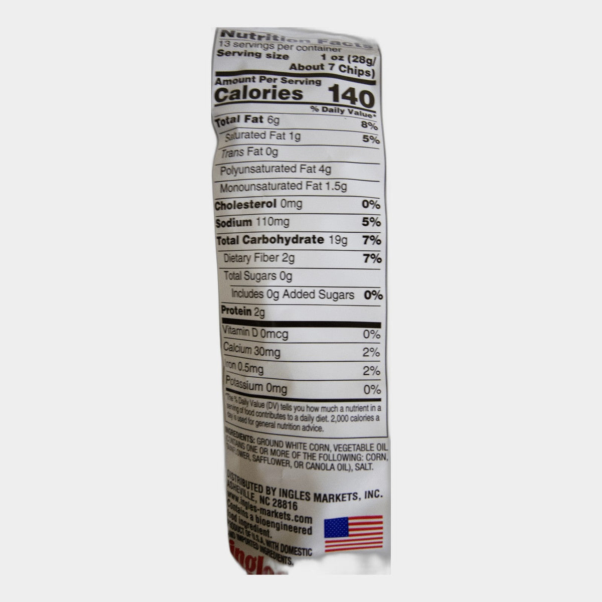 Laura Lynn White Tortilla Chip, 13 oz