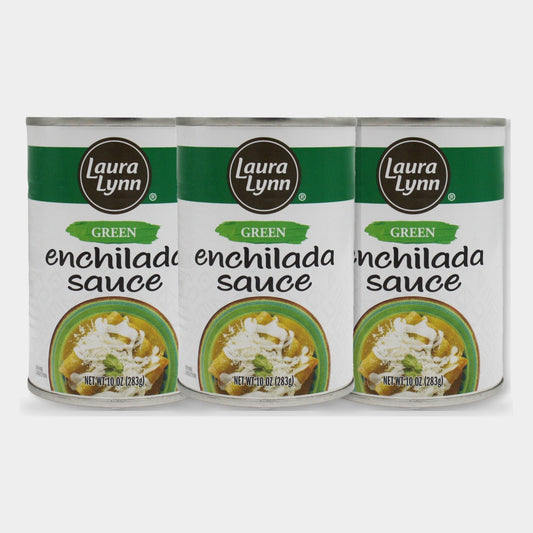 3 Jars Laura Lynn Green Enchilada Sauce, 10 oz