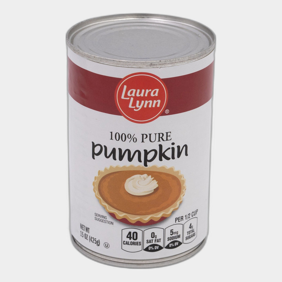 4 Cans Laura Lynn Pumpkin, 15 oz