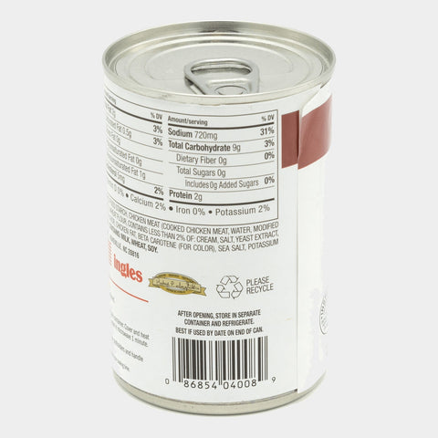 6 Cans Laura Lynn 98% Fat Free Cream of Chicken Soup Condensed, 10.75 oz