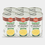 6 Cans Laura Lynn 98% Fat Free Cream of Chicken Soup Condensed, 10.75 oz