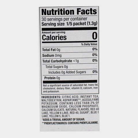 Laura Lynn Sugar Free Iced Tea Mix, 1.38 oz