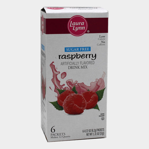Laura Lynn Sugar Free Raspberry Drink Mix, 3.2 oz