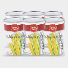 6 Cans Laura Lynn Crisp/Sweet Golden Corn, 15.25 oz