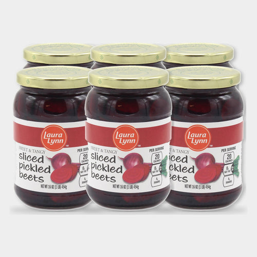 6 Cans Laura Lynn Pickled Sliced Beets, 16 oz