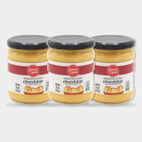 3 Jars Laura Lynn Stadium Style Cheddar Cheese, 15 oz