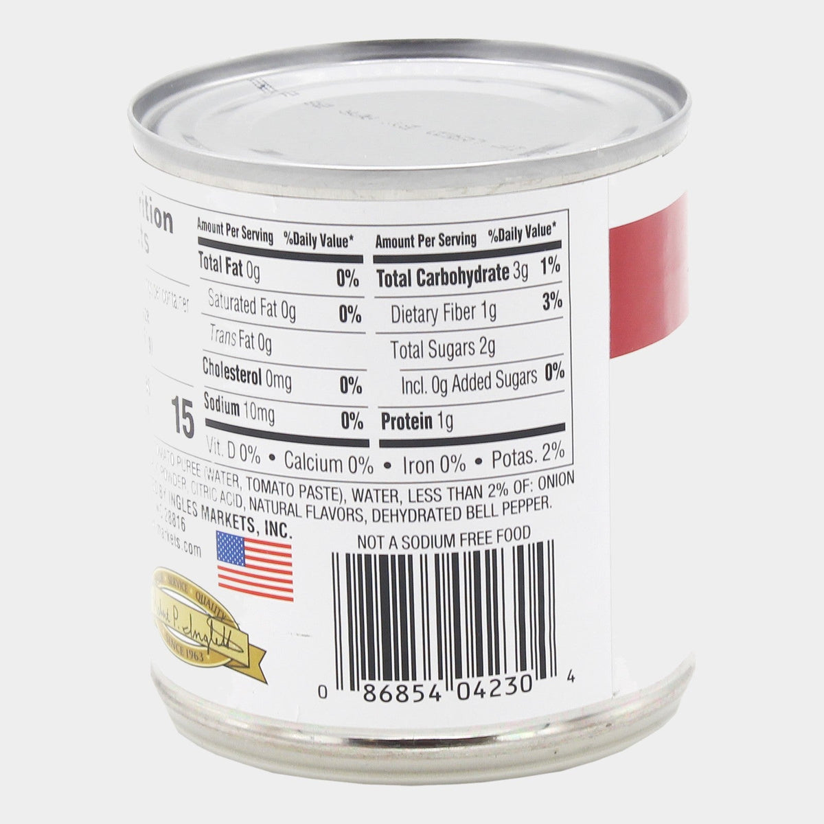 6 Cans Laura Lynn No Salt Added Tomato Sauce, 8 oz