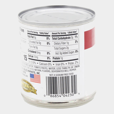 6 Cans Laura Lynn No Salt Added Tomato Sauce, 8 oz