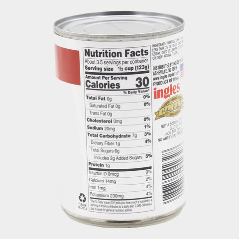 6 Cans Laura Lynn No Salt Added Fancy Stewed Tomatoes, 14.5 oz