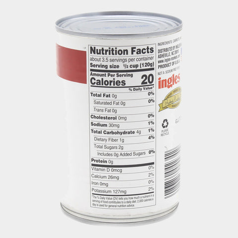 6 Cans Laura Lynn Small Sliced Carrots No Salt Added, 14.5 oz
