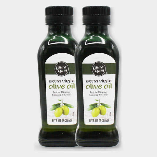 2 Bottles Laura Lynn Extra Virgin Olive Oil, 8.5 oz