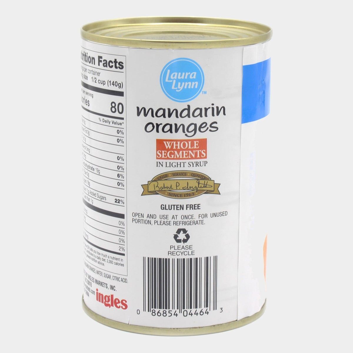 4 Cans Laura Lynn Mandarin Oranges, 15 oz