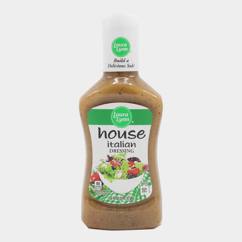 4 Bottles Laura Lynn House Italian Dressing, 16 oz