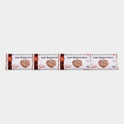 4 Bags Laura Lynn Dry Ham Flavored Pinto Beans, 1 lb