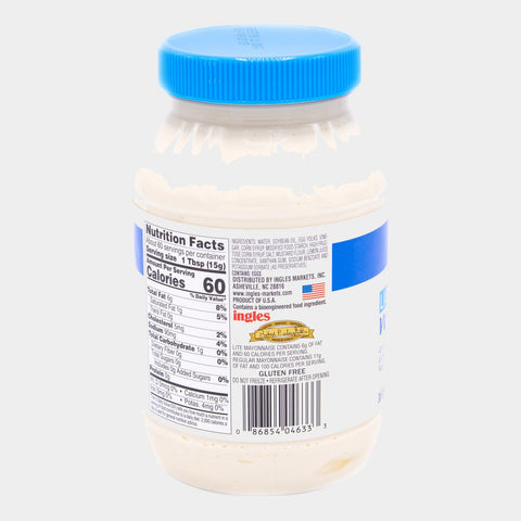 2 Jars Laura Lynn Light Mayonnaise, 30 oz