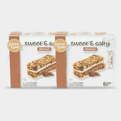 2 Boxes Laura Lynn Sweet & Salty Almond Chewy Granola Bars, 7.4 oz