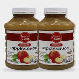 2 Jars Laura Lynn Applesauce, 48 oz