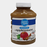 2 Jars Laura Lynn Cinnamon Applesauce, 48 oz