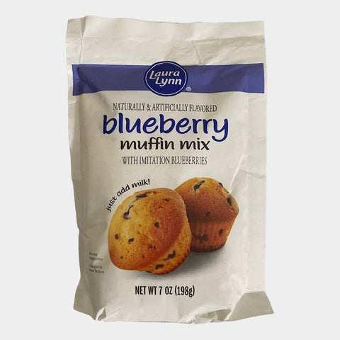 2 Boxes Laura Lynn Muffin Mix Blueberry, 7 oz