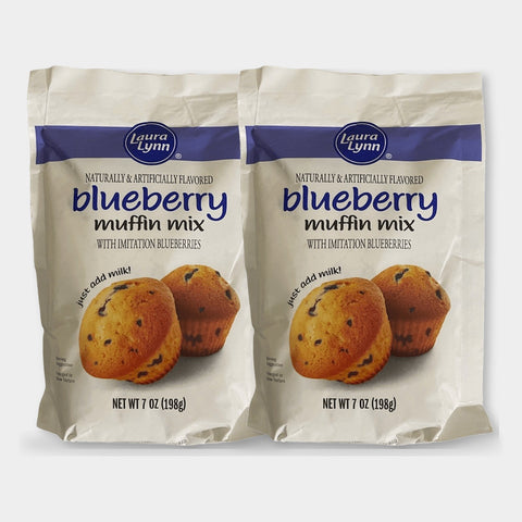 2 Boxes Laura Lynn Muffin Mix Blueberry, 7 oz
