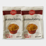 2 Boxes Laura Lynn Muffin Mix Strawberry, 7 oz