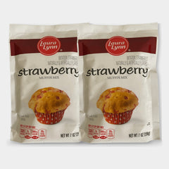 2 Boxes Laura Lynn Muffin Mix Strawberry, 7 oz