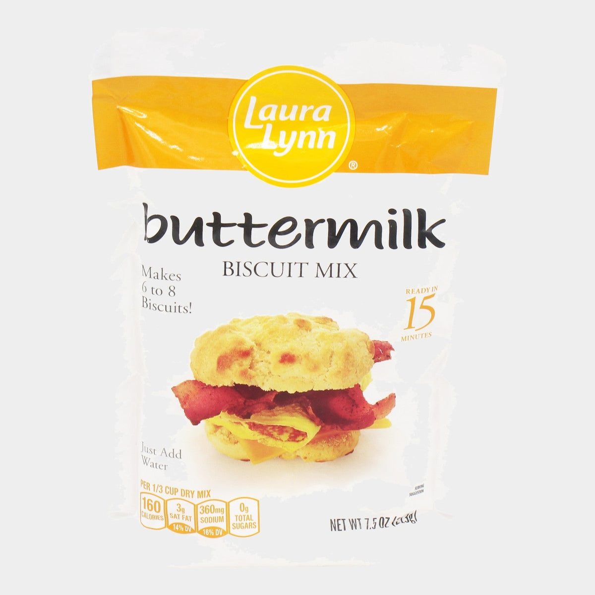 2 Boxes Laura Lynn Biscuit Mix Buttermilk, 7.6 oz