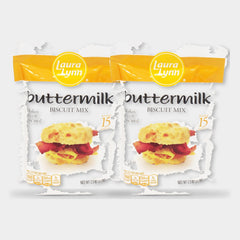 2 Boxes Laura Lynn Biscuit Mix Buttermilk, 7.6 oz