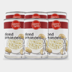 6 Cans Laura Lynn Fancy Diced Potatoes, 15 oz