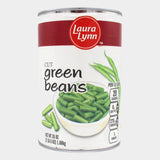 4 Cans Laura Lynn Fancy Cut Green Beans, 38 oz