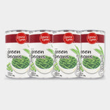 4 Cans Laura Lynn Fancy Cut Green Beans, 38 oz