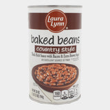 4 Cans Laura Lynn Baked Beans Country Style, 28 oz