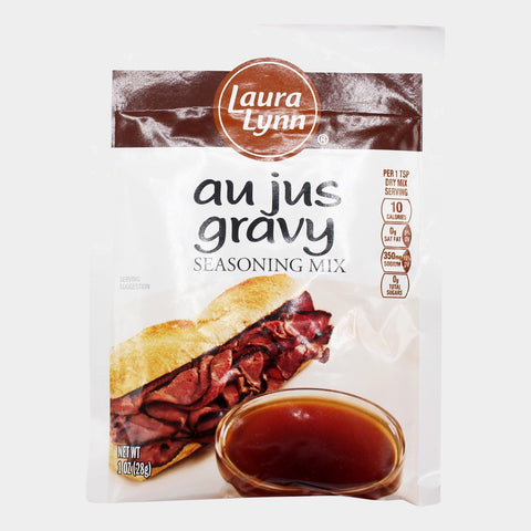 6 Packets Laura Lynn Au Jus Seasoning Mix, 1 oz