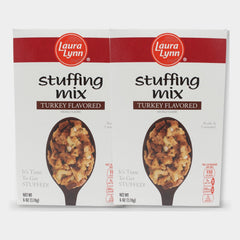 2 Boxes Laura Lynn Turkey Stuffing Mix, 6 oz
