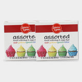 2 Packs Laura Lynn 4pk Food Coloring (Red, Yellow, Green, Blue), 1.2 oz