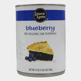 4 Cans Laura Lynn Blueberry Pie Filling, 21 oz