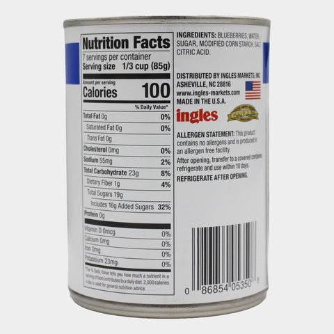 4 Cans Laura Lynn Blueberry Pie Filling, 21 oz