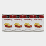 4 Cans Laura Lynn Strawberry Pie Filling, 21 oz