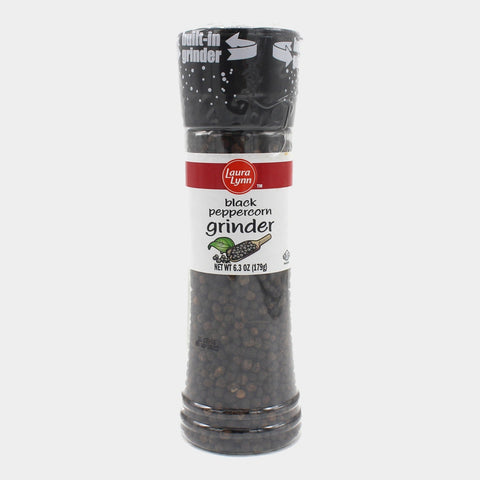 2 Jars Laura Lynn Black Pepper Grinder, 6.3 oz