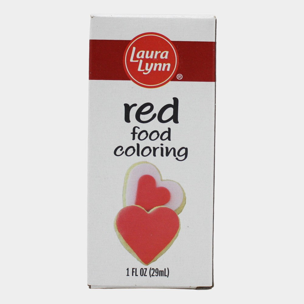 2 Jars Laura Lynn Red Food Coloring, 1 oz