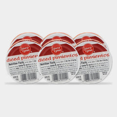6 Cans Laura Lynn Diced Pimientos, 4 oz