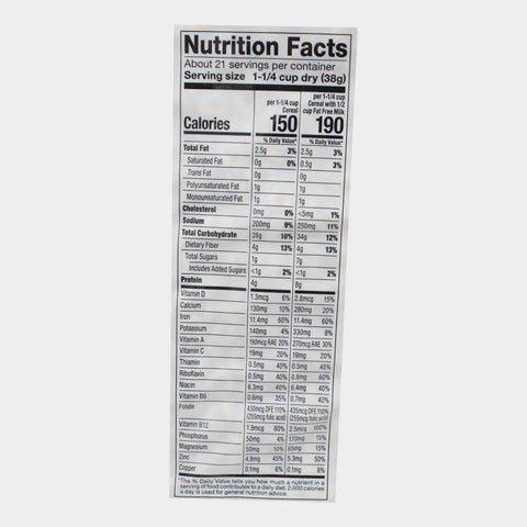 2 Bags Laura Lynn Toasted Oats Bag Cereal, 28 oz