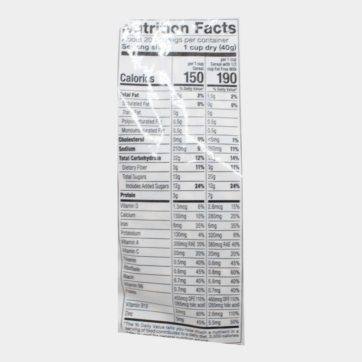 2 Bags Laura Lynn Honey Nut Toasted Oats Bag Cereal, 28 oz